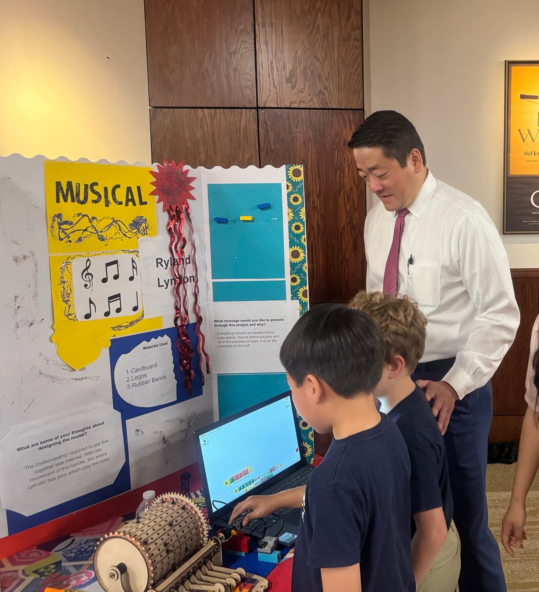 Arts and Technology project table