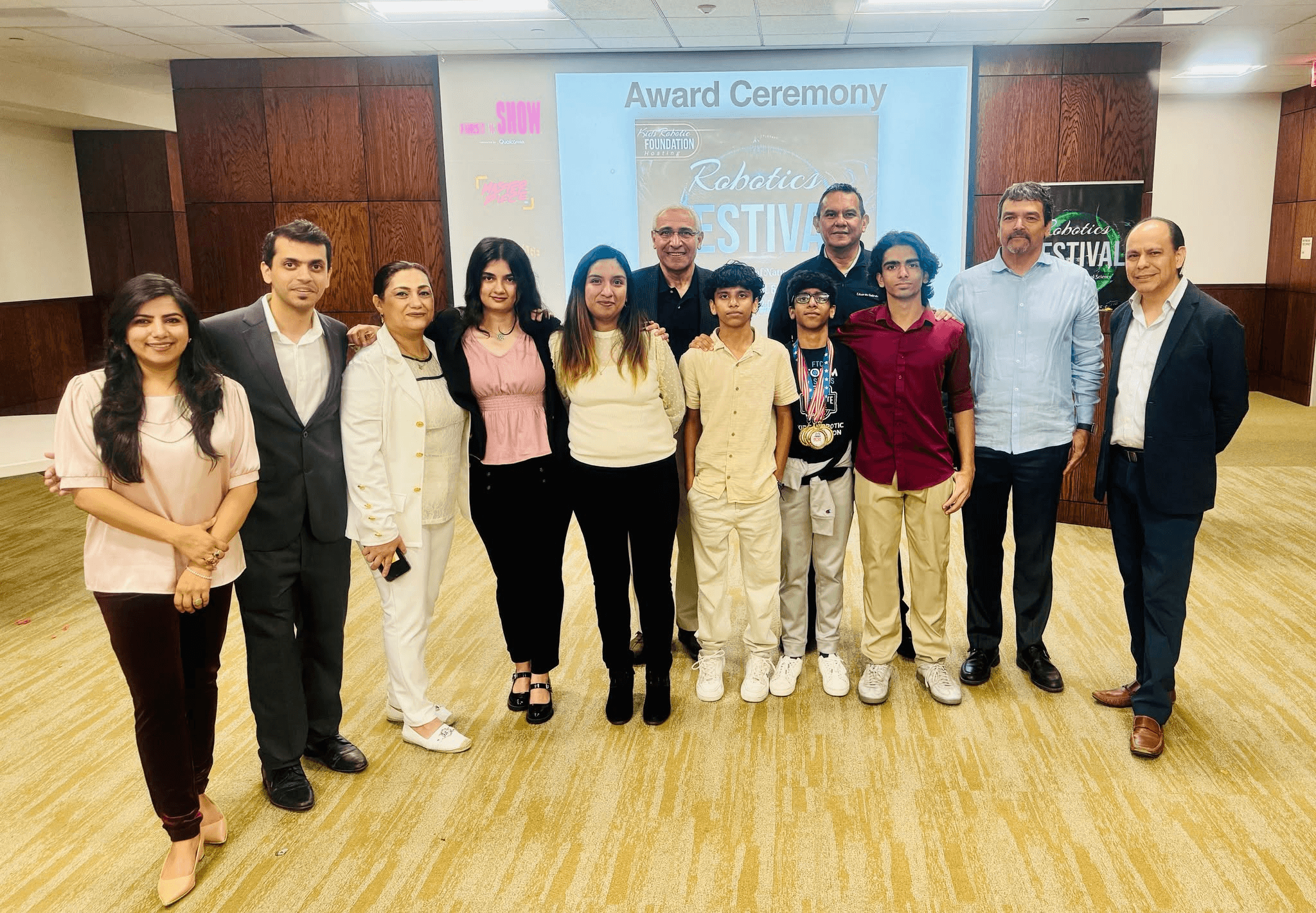 Award ceremony group