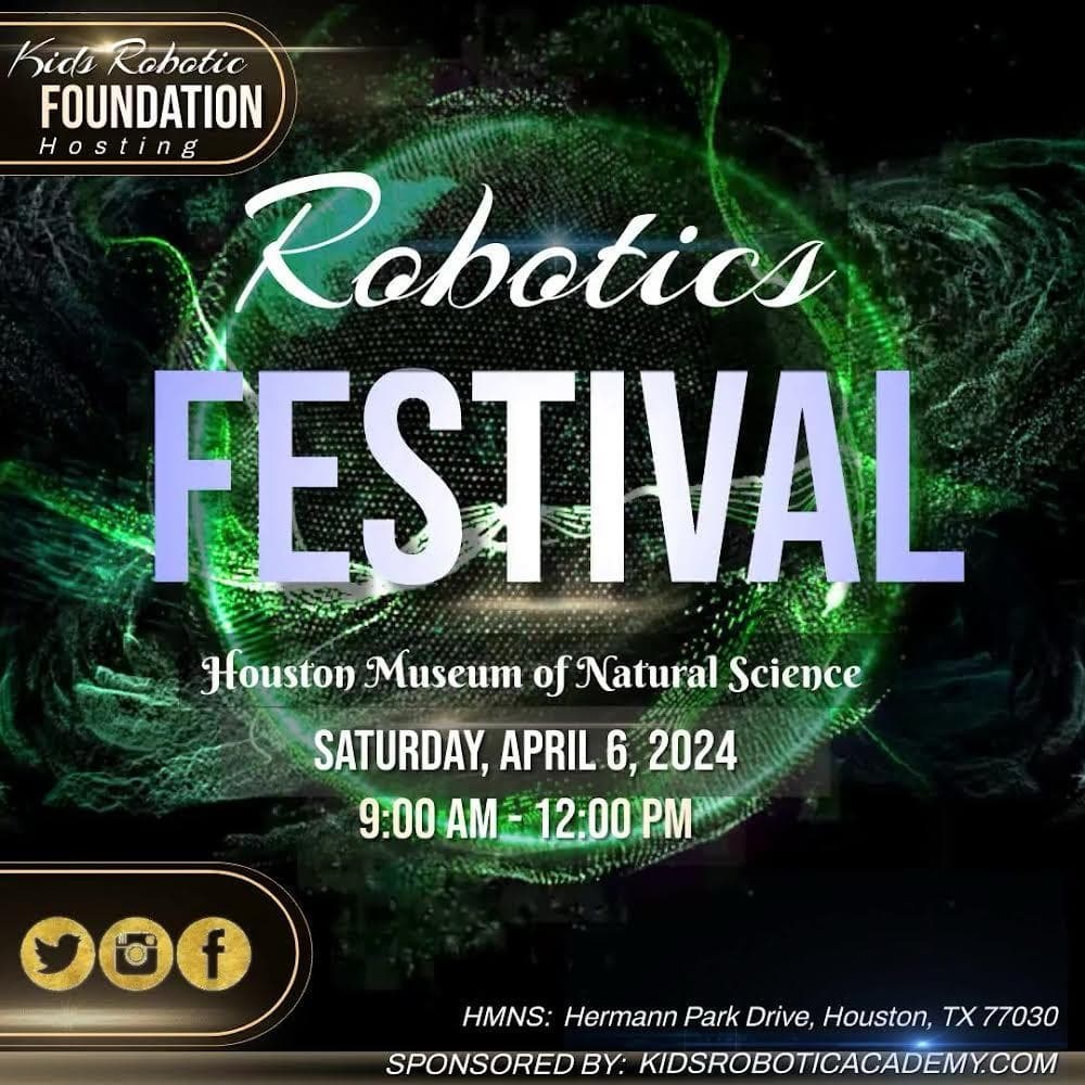 2024 Robotics Festival flyer